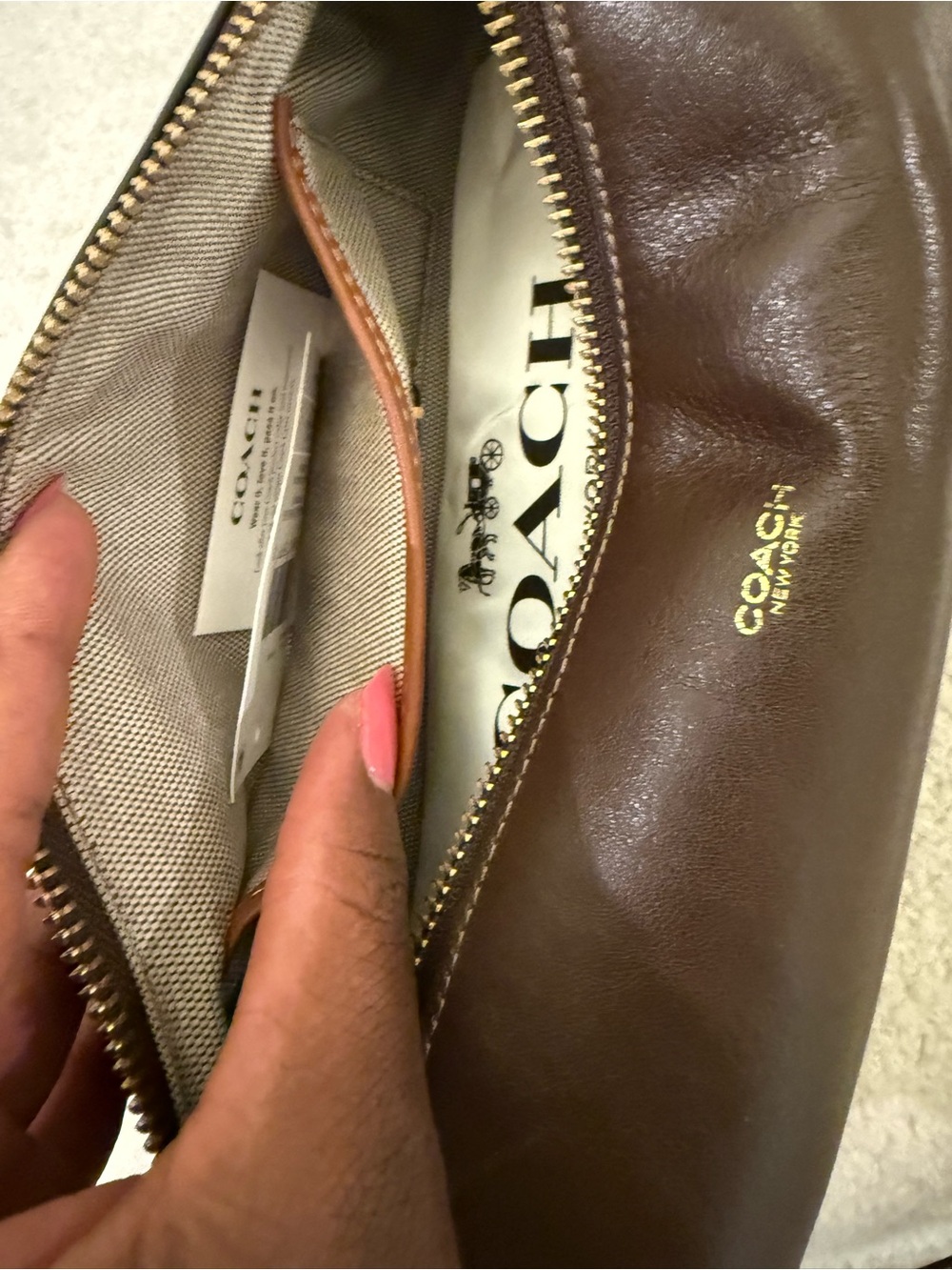 COACH BARREL BAG IN MAPLE – BRAND NEW WITH TAGS ✨ - Picture 5 of 7